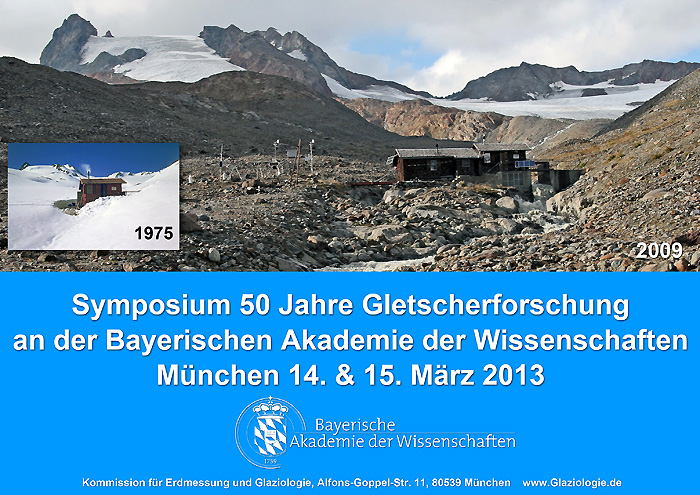 [Translate to English:] Teaser des Symposiums 50 Jahre Gletscherforschung